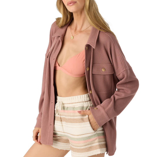 O'Neill Women's Tour Oversized Shacket Jacket 5