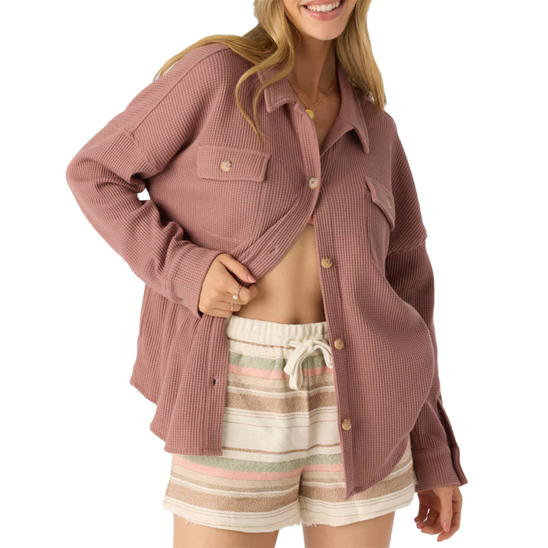 Load image into Gallery viewer, O'Neill Women's Tour Oversized Shacket Jacket 3
