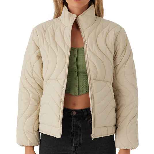 O'Neill Women's Eden Wave Quilted Zip-Up Jacket 4