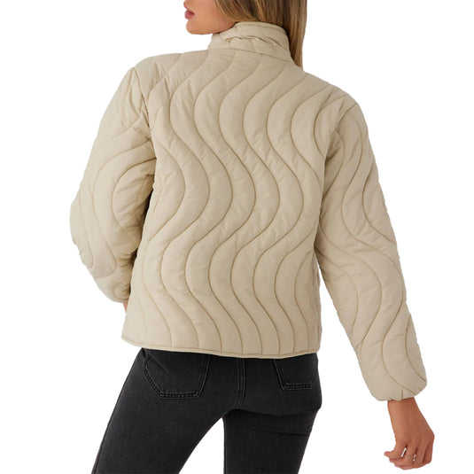 O'Neill Women's Eden Wave Quilted Zip-Up Jacket 8