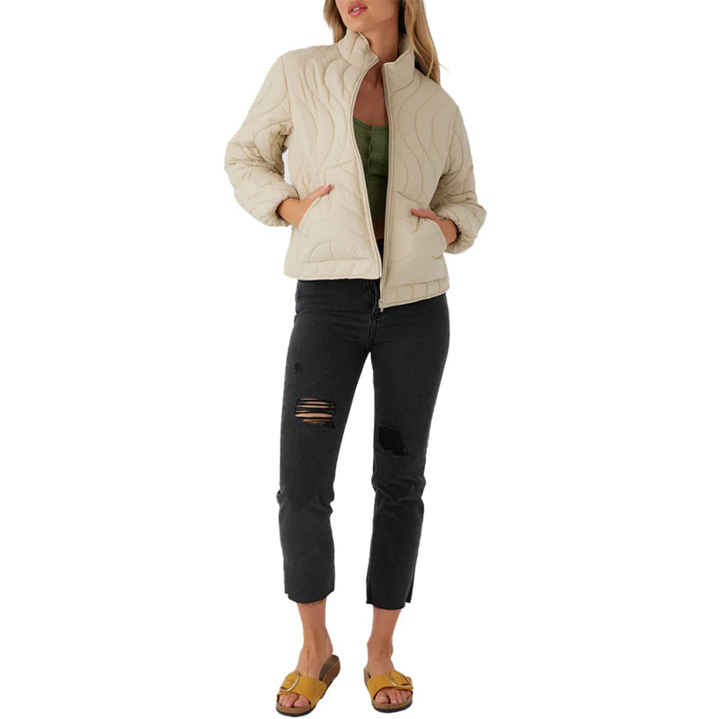 Load image into Gallery viewer, O'Neill Women's Eden Wave Quilted Zip-Up Jacket 9
