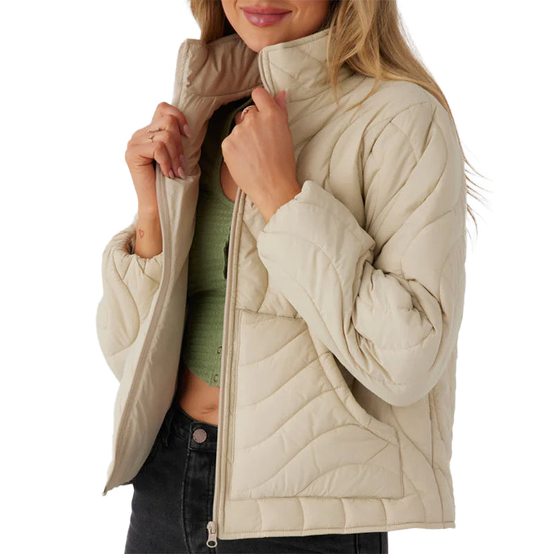 Load image into Gallery viewer, O'Neill Women's Eden Wave Quilted Zip-Up Jacket 5
