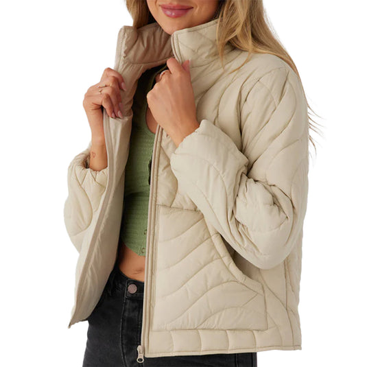 O'Neill Women's Eden Wave Quilted Zip-Up Jacket 5