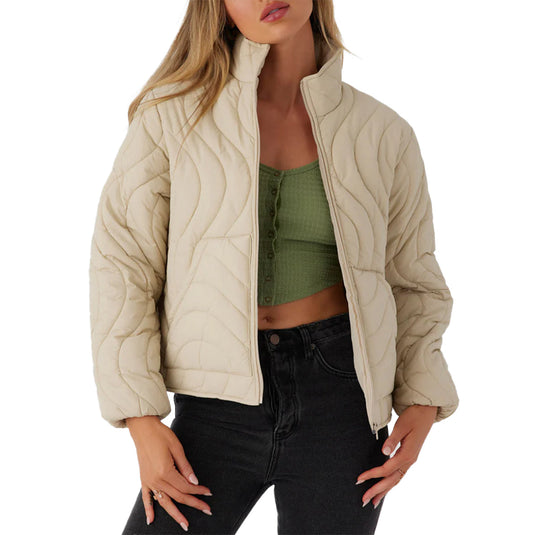 O'Neill Women's Eden Wave Quilted Zip-Up Jacket 2