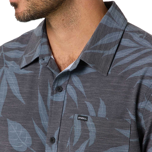 O'Neill UPF Slub Short Sleeve Button-Up Shirt 6