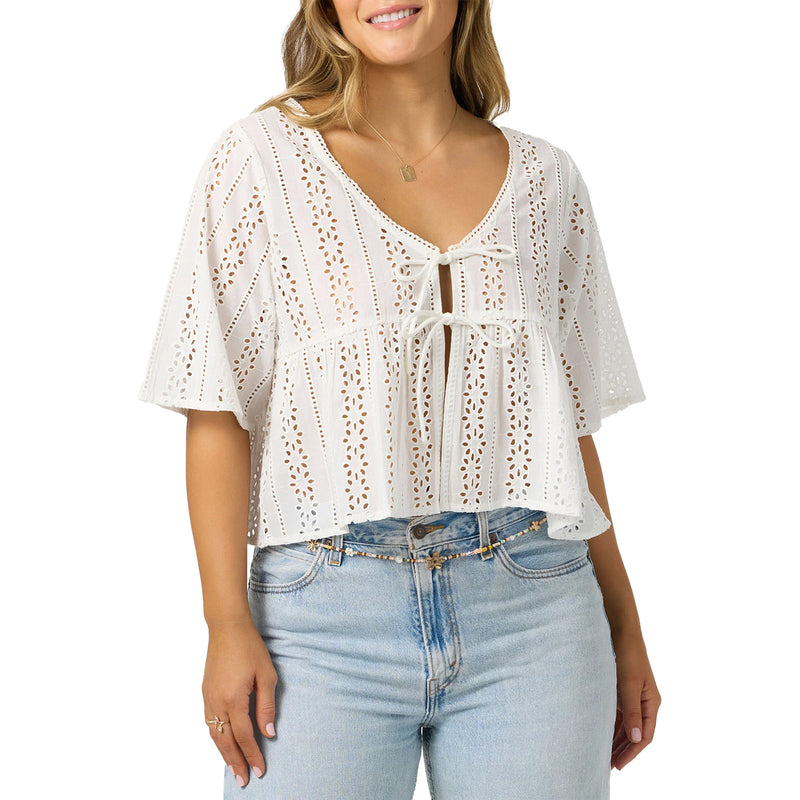 Load image into Gallery viewer, O'Neill Women's Loni Eyelet Top 1
