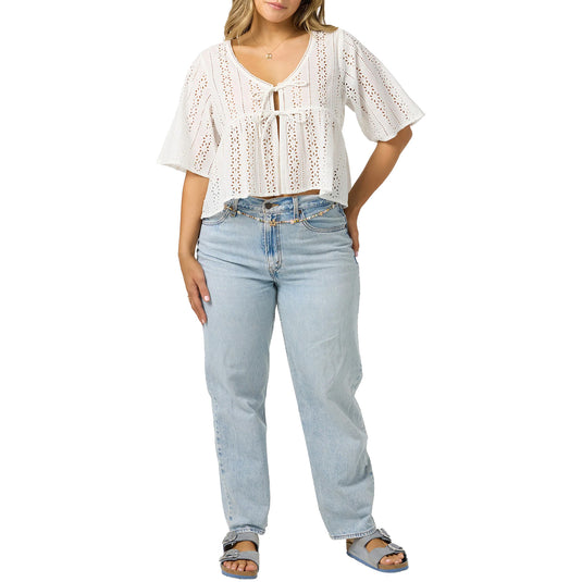 O'Neill Women's Loni Eyelet Top 6