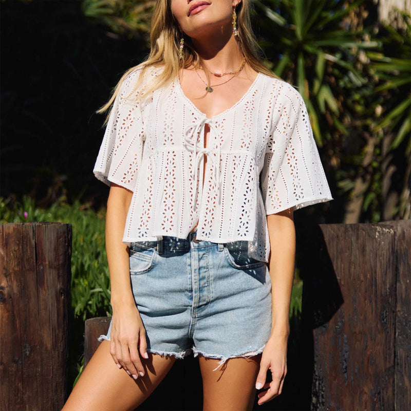 Load image into Gallery viewer, O'Neill Women's Loni Eyelet Top 8
