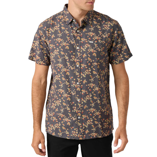 O'Neill O'riginals Eco Print Standard Short Sleeve Button-Up Shirt 15