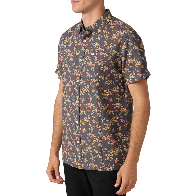 Load image into Gallery viewer, O'Neill O'riginals Eco Print Standard Short Sleeve Button-Up Shirt 16
