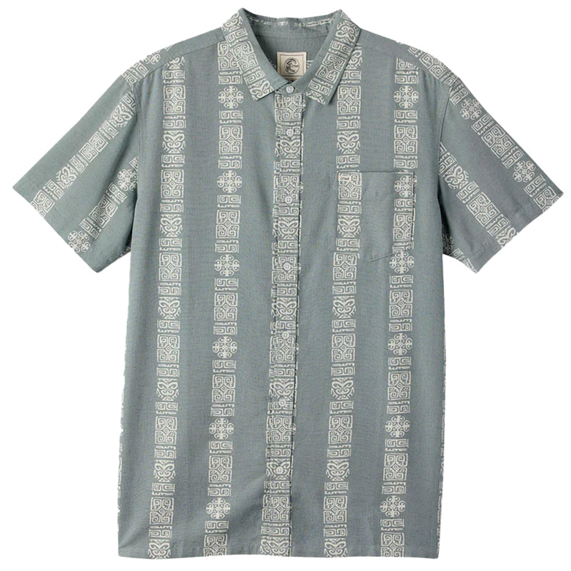 Load image into Gallery viewer, O'Neill O'riginals Eco Print Standard Short Sleeve Button-Up Shirt 7
