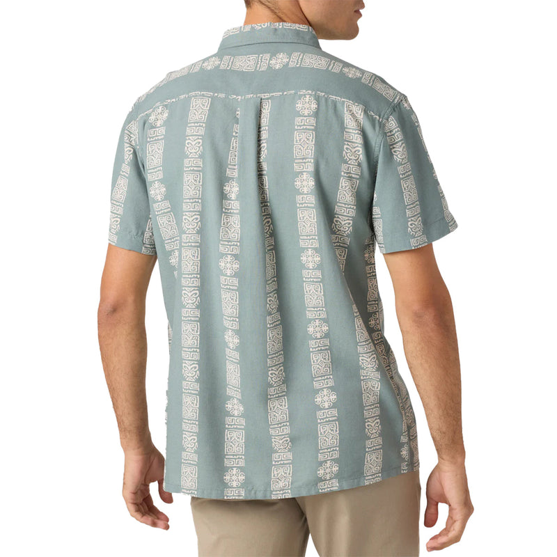 Load image into Gallery viewer, O'Neill O'riginals Eco Print Standard Short Sleeve Button-Up Shirt 11
