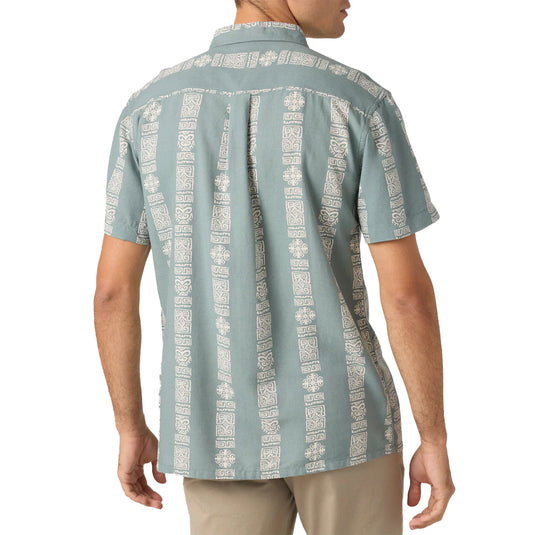 O'Neill O'riginals Eco Print Standard Short Sleeve Button-Up Shirt 11