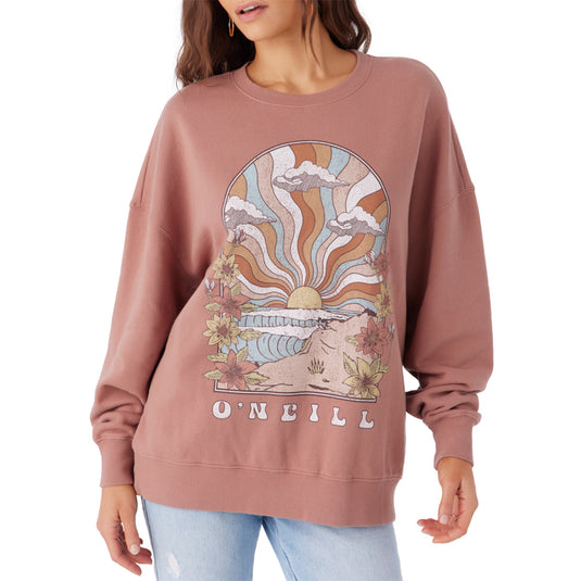 O'Neill Women's Choice Oversized Crew Sweatshirt 8