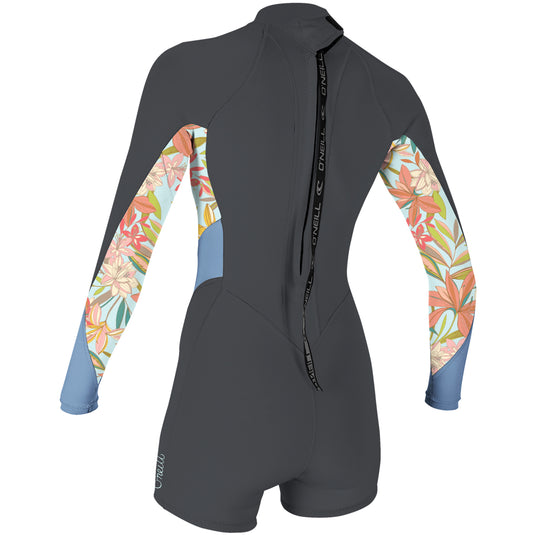 O'Neill Women's Bahia 2/1 Back-Zip Long Sleeve Spring Wetsuit 4