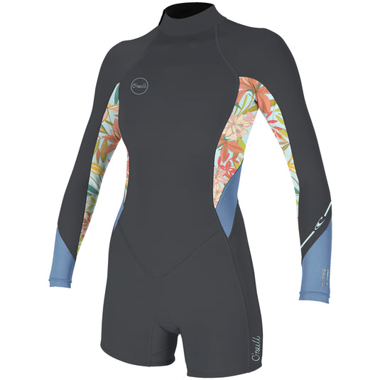 O'Neill Women's Bahia 2/1 Back-Zip Long Sleeve Spring Wetsuit 3