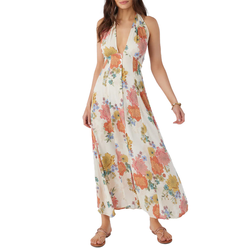 Load image into Gallery viewer, O'Neill Women's Jemma Kali Floral Maxi Dress 1
