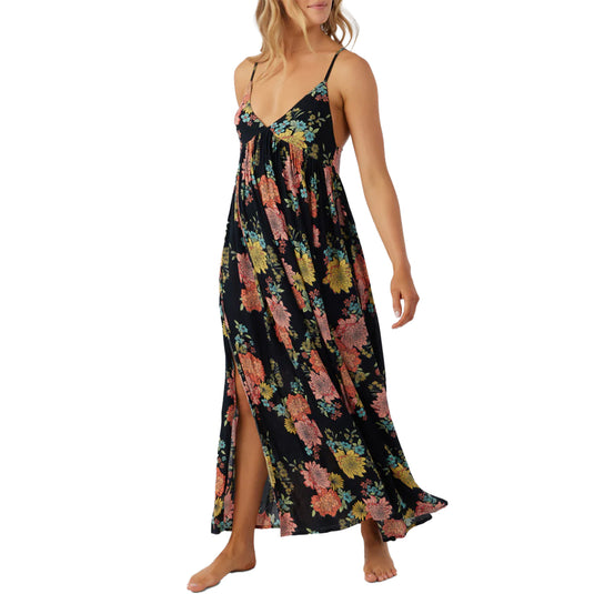 O'Neill Women's Saltwater Essentials Kali Floral Mel Cover-Up Maxi Dress 2