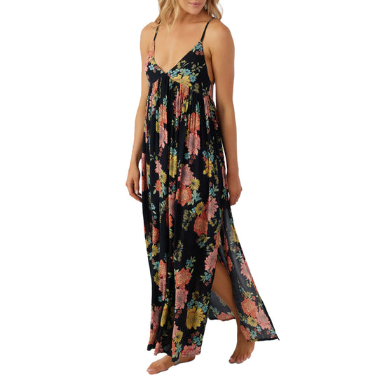 O'Neill Women's Saltwater Essentials Kali Floral Mel Cover-Up Maxi Dress 3