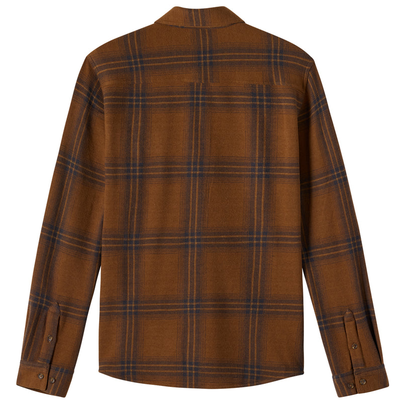 Load image into Gallery viewer, O'Neill Sutton Knit Plaid Long Sleeve Button-Up Flannel Shirt 2
