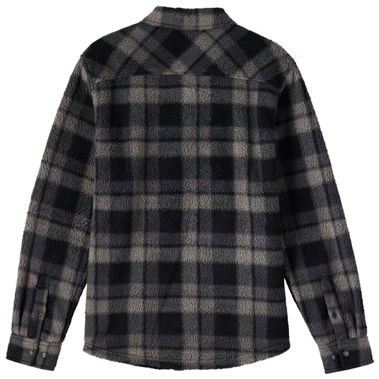 O'Neill Glacier Plaid High Pile Superfleece Long Sleeve Button-Up Shirt 2