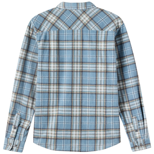 O'Neill Glacier Plaid Superfleece Long Sleeve Button-Up Flannel Shirt 2