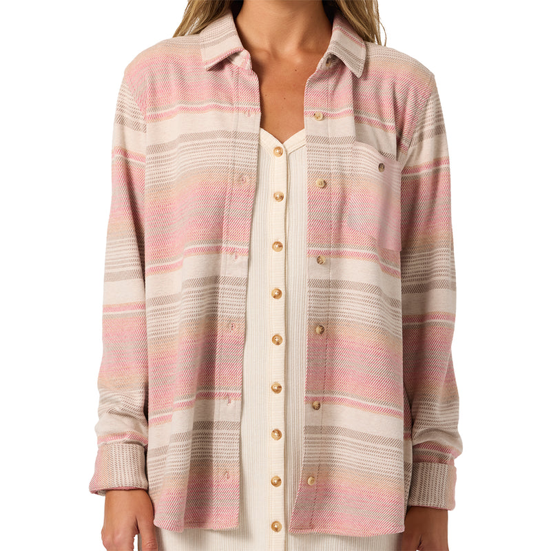 Load image into Gallery viewer, O'Neill Women's Jorgina Long Sleeve Button-Up Flannel Shirt 4
