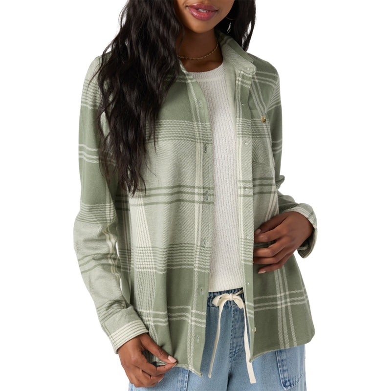 Load image into Gallery viewer, O'Neill Women's Jorgina Long Sleeve Button-Up Flannel Shirt 3
