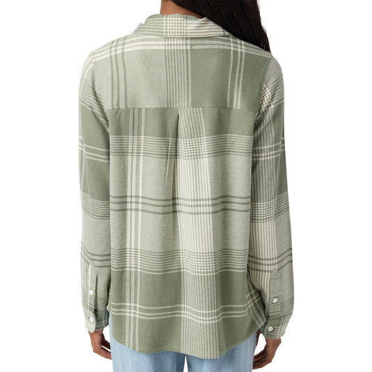 O'Neill Women's Jorgina Long Sleeve Button-Up Flannel Shirt 2