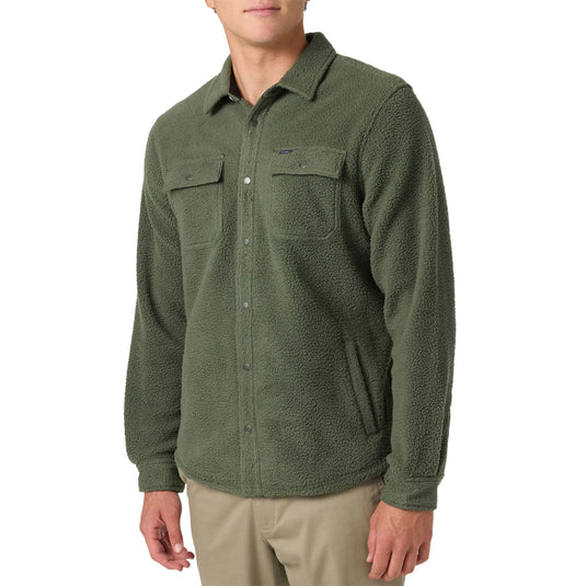 O'Neill Glacier High Pile Long Sleeve Button-Up Overshirt 4