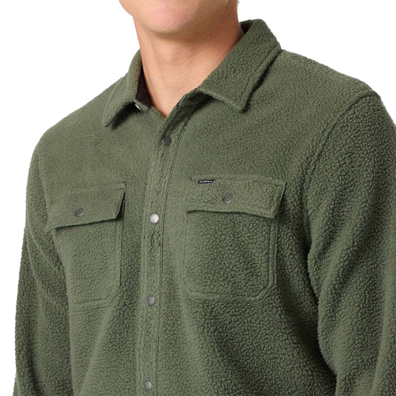 Load image into Gallery viewer, O'Neill Glacier High Pile Long Sleeve Button-Up Overshirt 7
