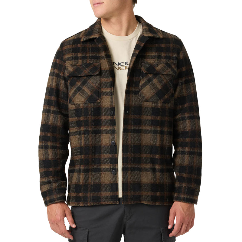 Load image into Gallery viewer, O'Neill O'riginals Lux Long Sleeve Button-Up Overshirt 3
