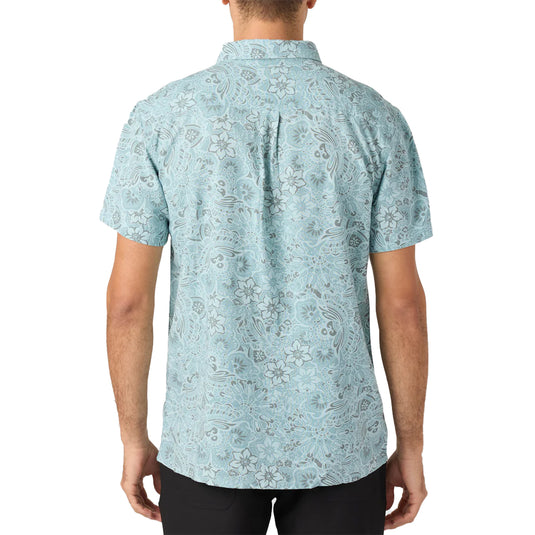 O'Neill O'riginals Eco Print Standard Short Sleeve Button-Up Shirt 5