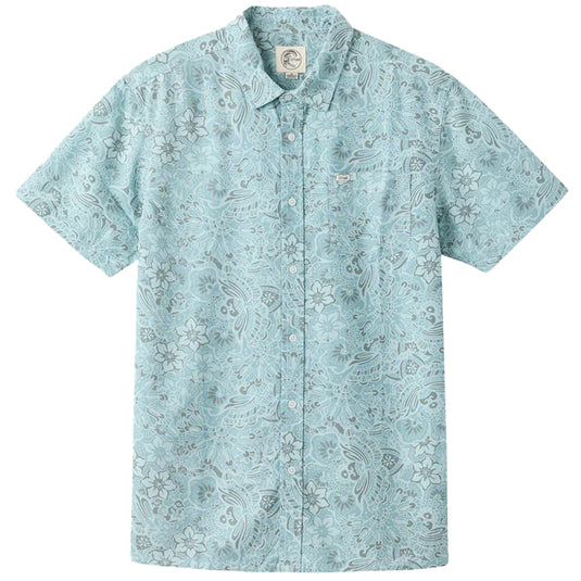 O'Neill O'riginals Eco Print Standard Short Sleeve Button-Up Shirt 1