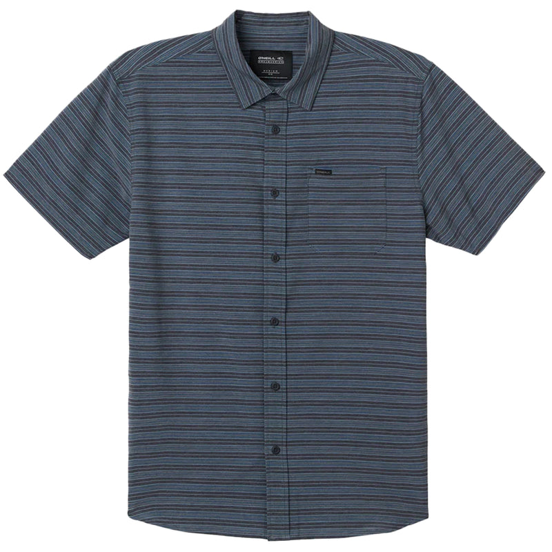 Load image into Gallery viewer, O'Neill TRVLR UPF Traverse Stripe Standard Short Sleeve Button-Up Shirt 7
