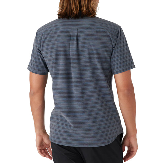 O'Neill TRVLR UPF Traverse Stripe Standard Short Sleeve Button-Up Shirt 11