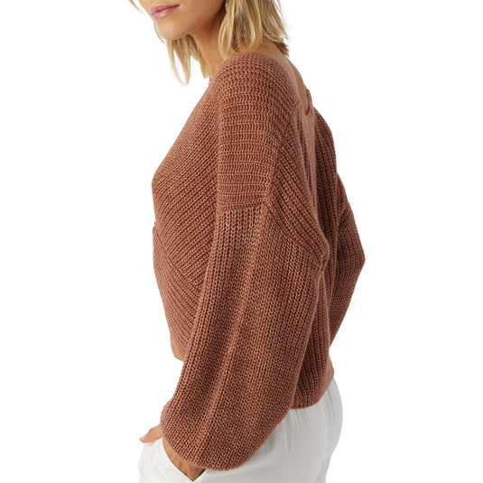 O'Neill Women's Hillside Twist Front Revo Sweater 5