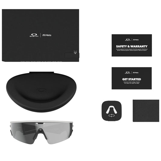 Oakley Meta Vanguard Sunglasses - White/Prizm Black 6