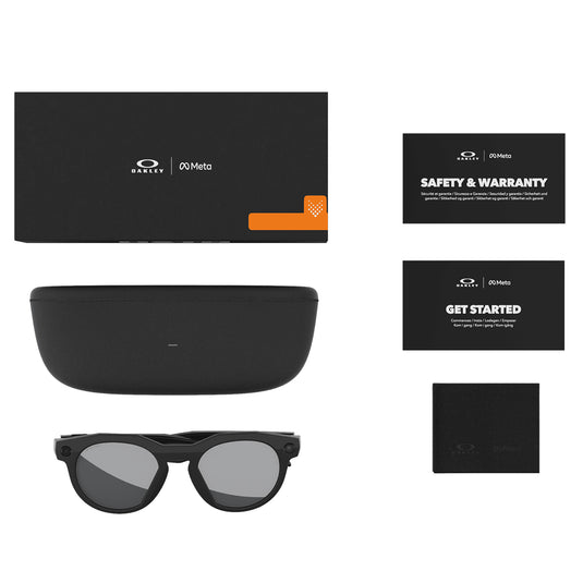 Oakley Meta HSTN Polarized Sunglasses - Black/Prizm Black 8