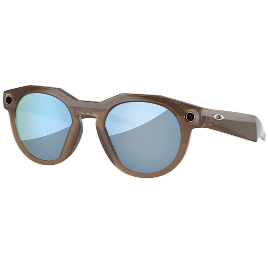 Oakley Meta HSTN Polarized Sunglasses - Brown Smoke/Prizm Deep Water 1