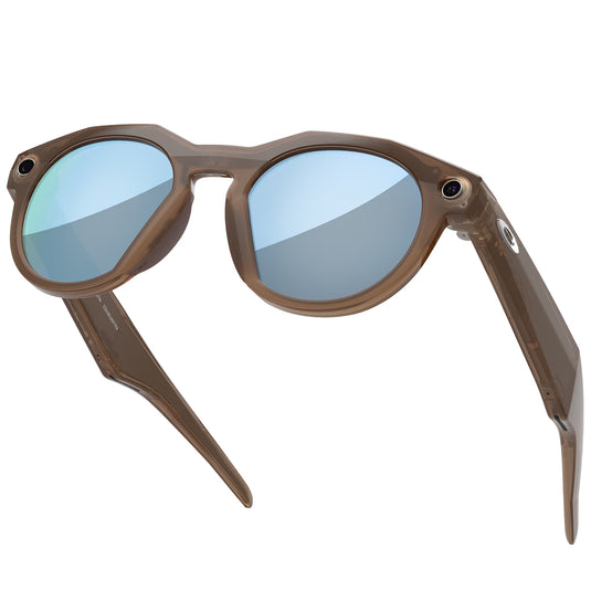 Oakley Meta HSTN Polarized Sunglasses - Brown Smoke/Prizm Deep Water 3