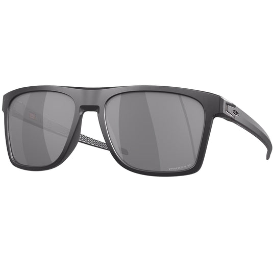 Oakley Leffingwell Polarized Sunglasses - Matte Black/Prizm Black 1