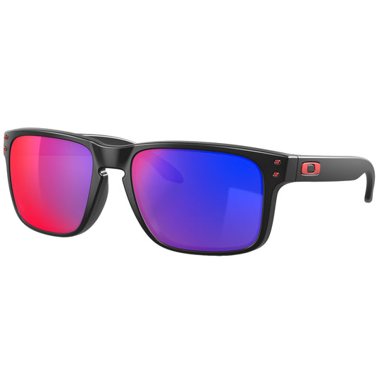 Oakley Holbrook Sunglasses - Matte Black/+ Red Iridium 1