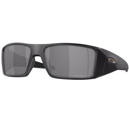 Oakley Heliostat Polarized Sunglasses - Matte Black/Prizm Black 1