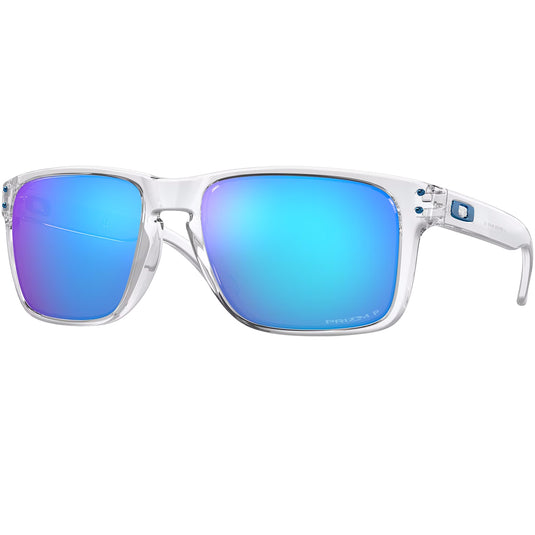Oakley Holbrook XL Polarized Sunglasses - Polished Clear/Prizm Sapphire 1
