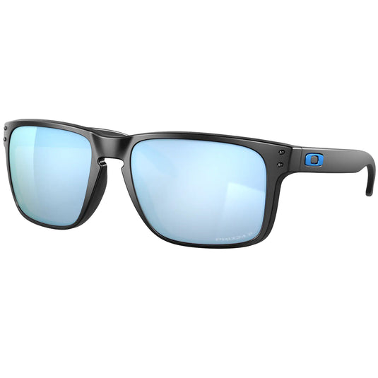 Oakley Holbrook XL Polarized Sunglasses - Matte Black/Prizm Deep Water 1