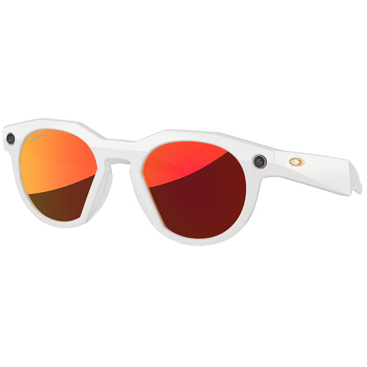 Oakley Meta HSTN Sunglasses - Warm Gray/Prizm Ruby 1