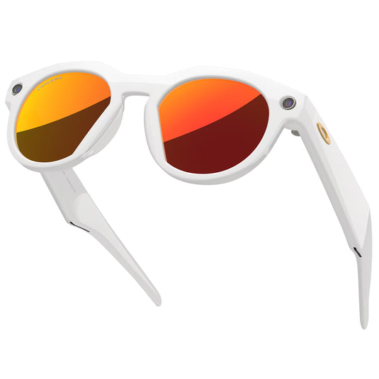 Oakley Meta HSTN Sunglasses - Warm Gray/Prizm Ruby 5