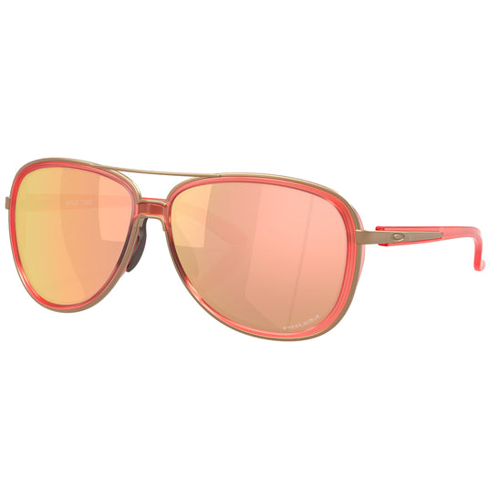 Oakley Split Time Sunglasses - Matte Transparent Peach/Prizm Rose Gold 1