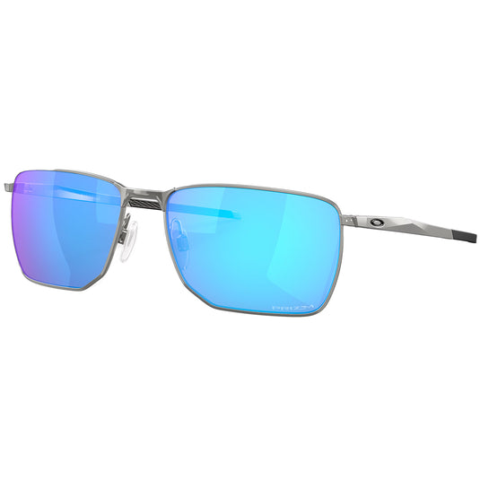 Oakley Ejector Sunglasses - Satin Chrome/Prizm Sapphire 1